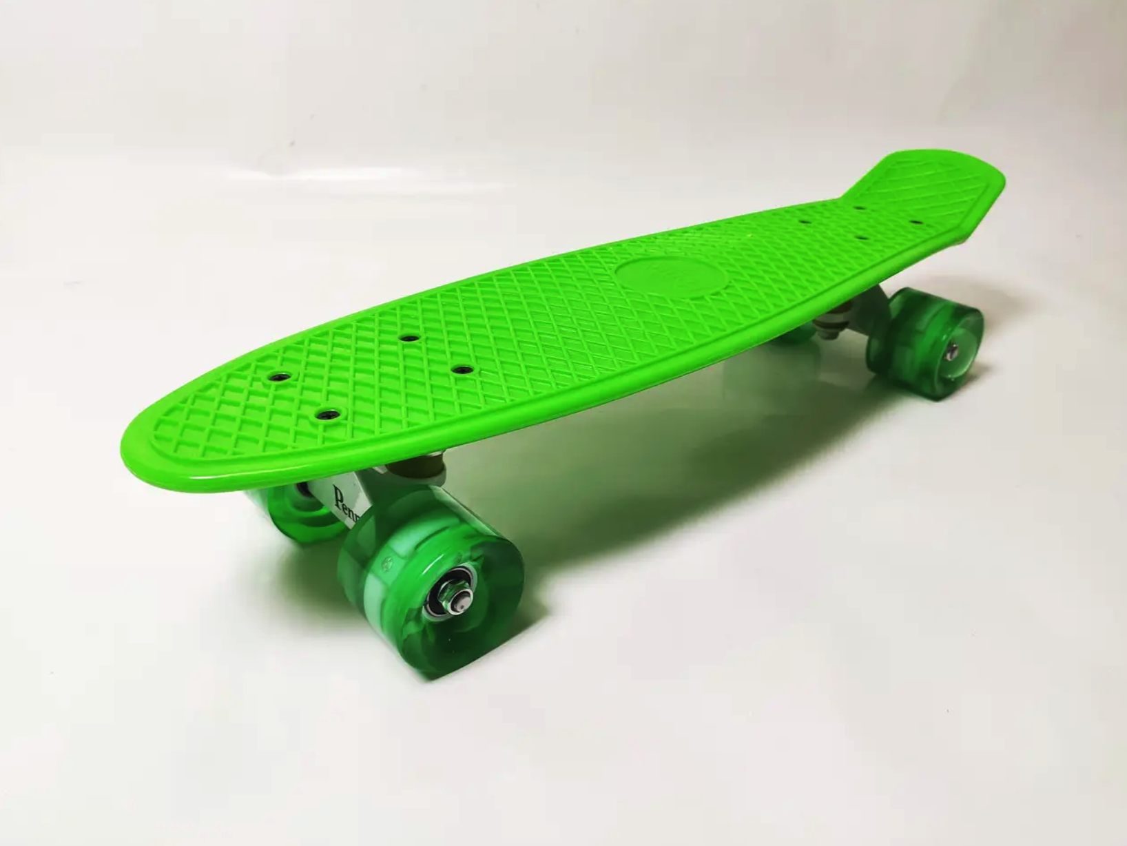 Скейтборд 696 Toys Penny Board Maraton со светящимися колесами 55 см Зеленый (08808-3) - фото 5