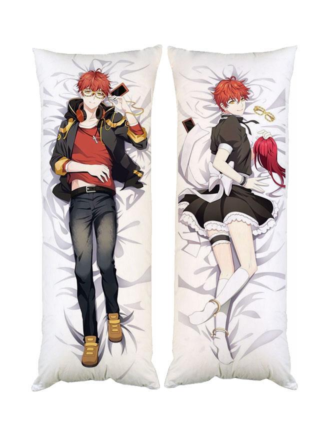 Подушка дакимакура Сэен Чхвэ Неисвестный Mystic Messenger декоративная ростовая для обнимания 60x200 см (1834033585)