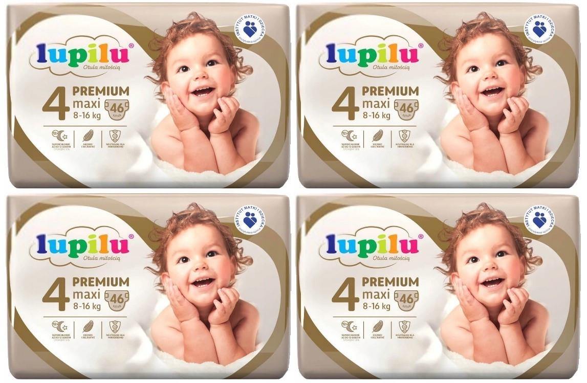 Підгузки дитячі Lupilu Premium Maxi р. 4/вага 8-16 кг 184 шт. (1608941057)