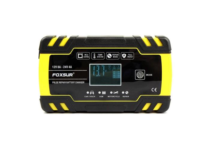 Автомобільний зарядний пристрій Foxsur FBC122408D 24V 4A 12V 8A Автомобільний зарядний пристрій Foxsur FBC122408D 24V 4A 12V 8A