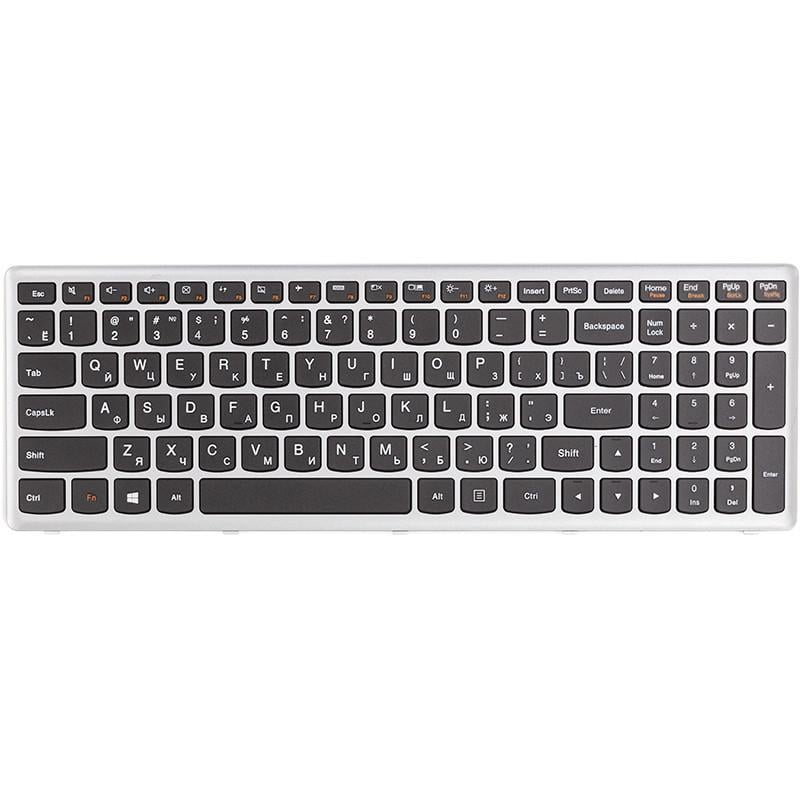 Клавиатура Power для ноутбука Lenovo Ideapad U510 Z710 черный фрейм Черный