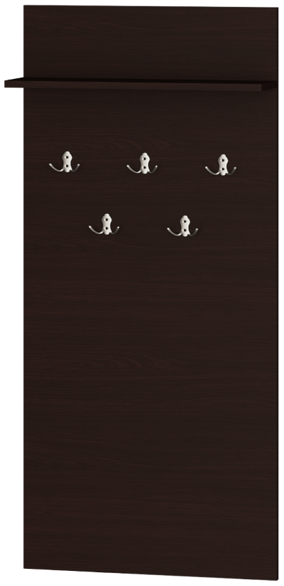 Вішалка настінна Everest Соната 600х1300х166 мм Венге темний (11333) - фото 2 Вішалка настінна Everest Соната 600х1300х166 мм Венге темний (11333) - фото 2