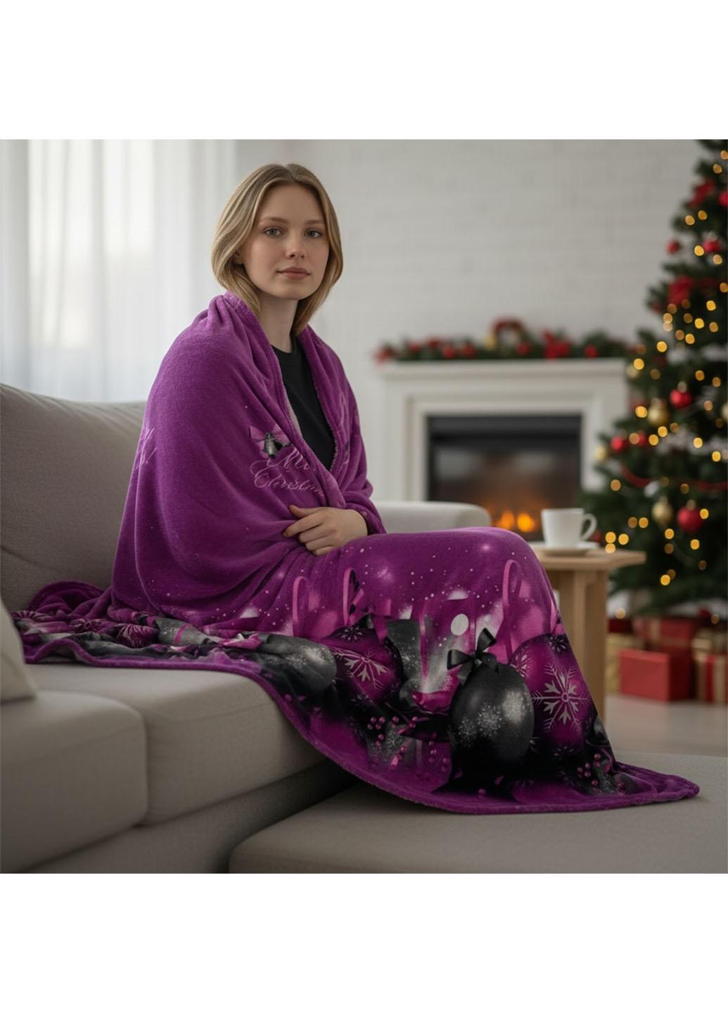 Покрывало новогоднее велюровое 220х200 см - фото 2 Покрывало новогоднее велюровое 220х200 см - фото 2