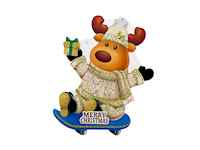 Новорічний декор Stenson Merry Christmas R90820 41x28 см - фото 4 Новорічний декор Stenson Merry Christmas R90820 41x28 см - фото 4