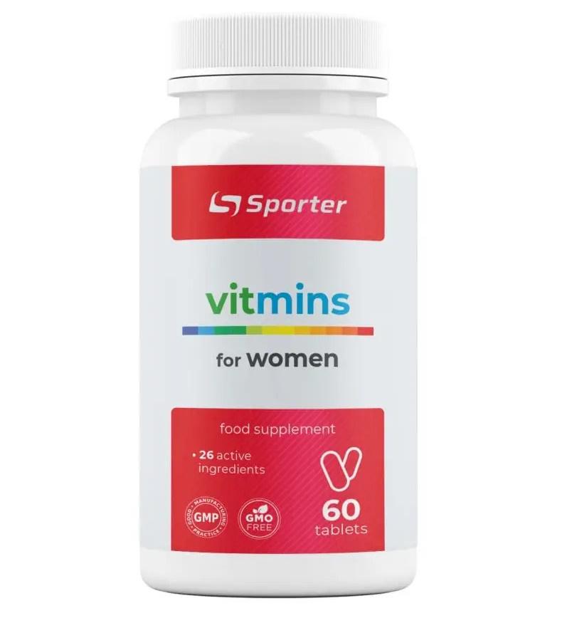 Витаминно-минеральный комплекс для спорта Sporter Vitmins for Women 60 Tabs