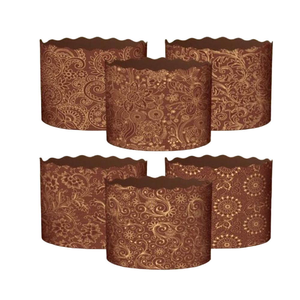 Набір форм для випікання паски 00053333 130х85 мм 10 шт.