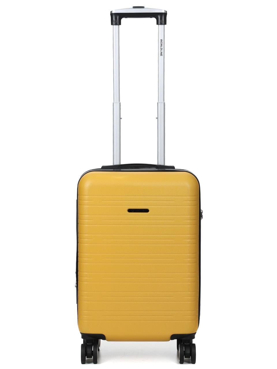 Чемодан Франция имел Worldline S 55х35х20+3 см 38 л 2,6 кг Желтый (627)