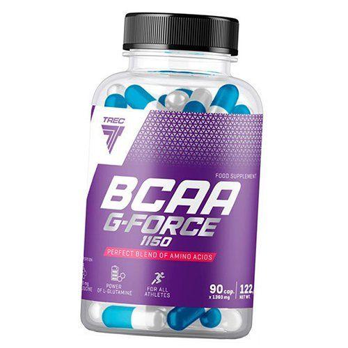 Аминокислоты Trec Nutrition с разветвленной цепью ВСАА с глютамином G Force 1150 90 капс. (28101002)