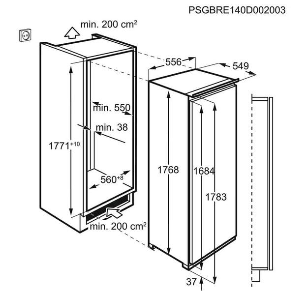 Морозильная камера AEG ABR818F6NC - фото 2 Морозильная камера AEG ABR818F6NC - фото 2