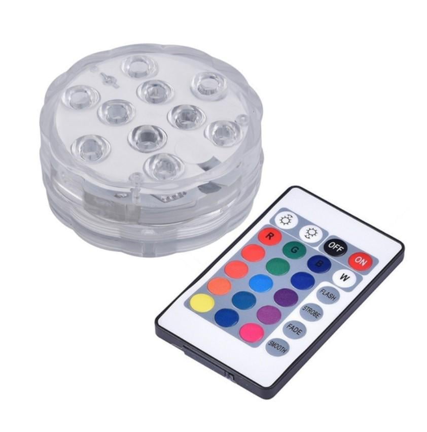 Світлодіодна підсвітка для басейну RGB 10 LED з пультом дистанційного керування (564)