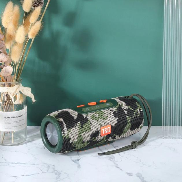 Портативна колонка Bluetooth TG341 Камуфляж (460843) - фото 3 Портативна колонка Bluetooth TG341 Камуфляж (460843) - фото 3
