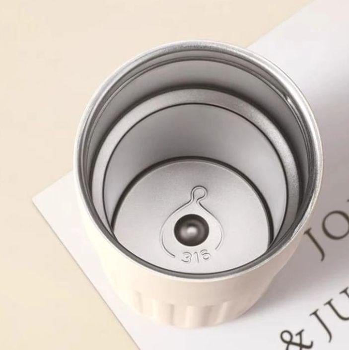 Термокухоль з інтелектуальним дисплеєм температури нержавіюча сталь 420 мл Білий (2466186722) - фото 9