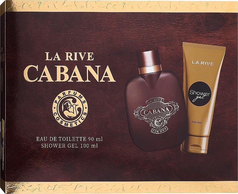 Набор для мужчин Cabana La Rive Туалетная вода 90 мл/гель для душа 100 мл
