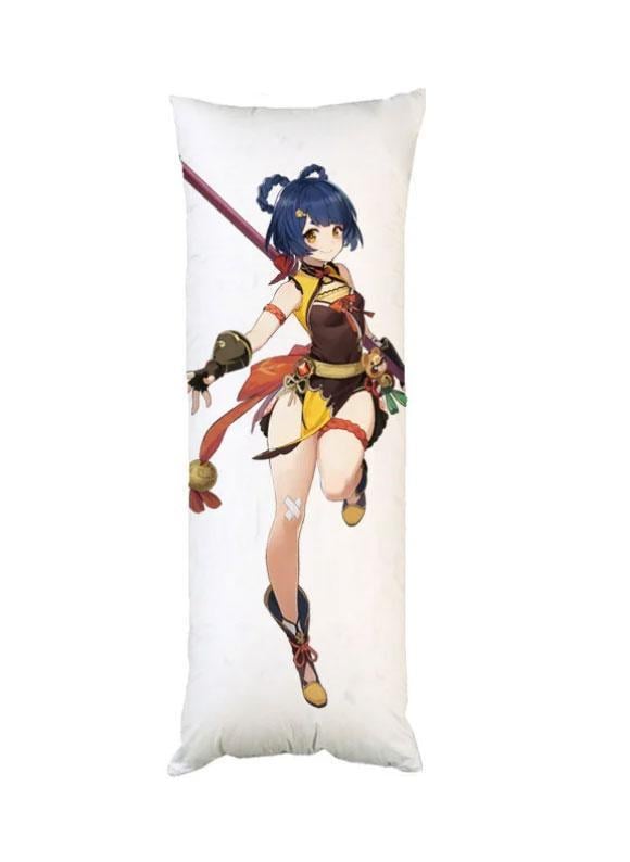 Подушка дакимакура Сян Лин Геншин Импакт Genshin Impact декоративная ростовая для обнимания 40x120 см (1834007746)
