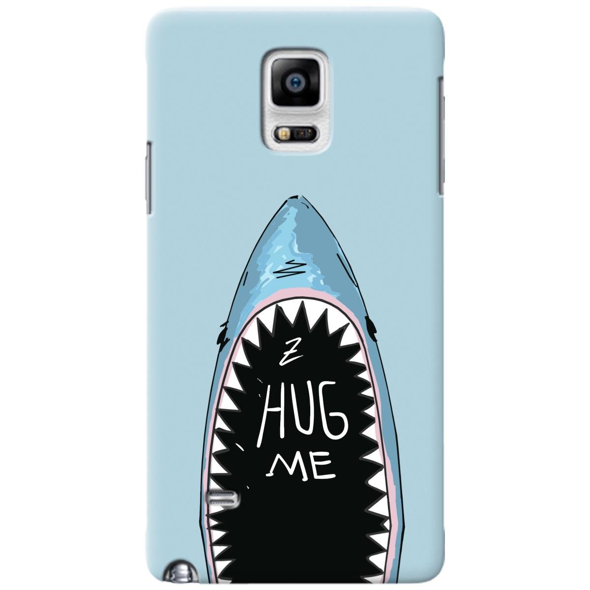 Силиконовый чехол Zorrov для Samsung Galaxy Note 4 - Hug me (08820040072005961) - фото 1