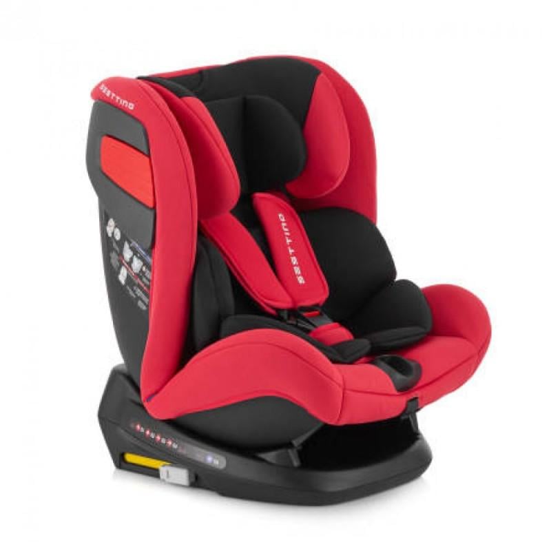 Автокресло Sesttino Route группа 0+/1/2/3 0-36 кг с системой Isofix Красный/Черный
