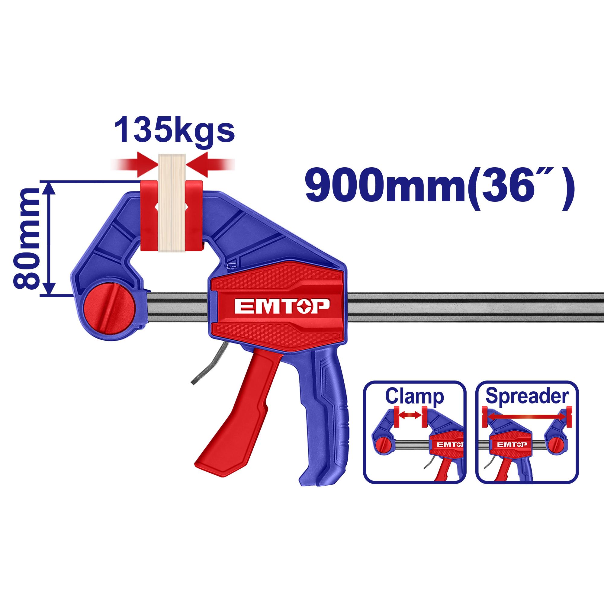 Струбцина EMTOP ECLPQ80361 - фото 2 Струбцина EMTOP ECLPQ80361 - фото 2