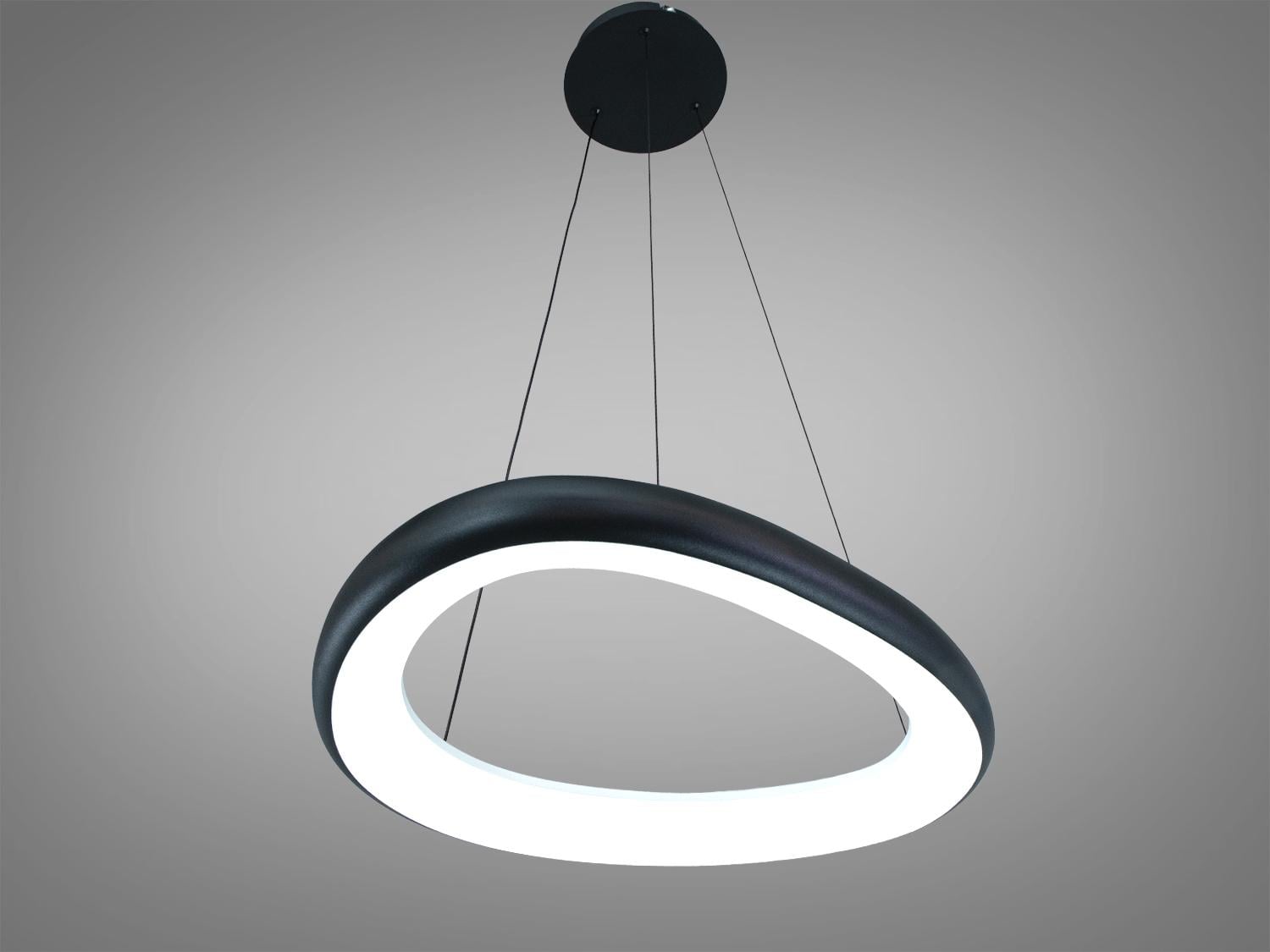 Люстра подвесная LED 36 Вт Черный (0472A BK)