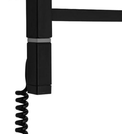 ТЭН электрический Terma ONE кабель в розетку 300 Вт 30x30 мм Black mat (119)