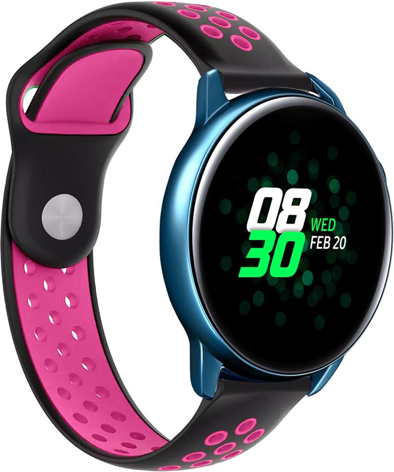 Ремінець Sport для Galaxy Watch Active Black Pink (13391-51)