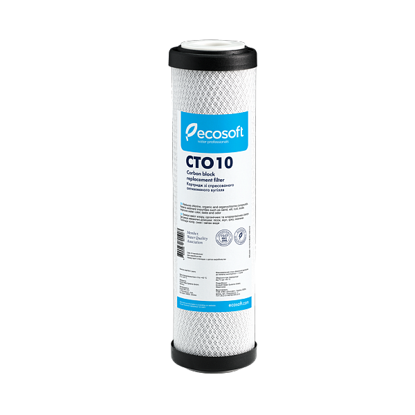 Картридж Ecosoft с прессованным активированным углем 2,5"x10" (CHVCB2510ECO)