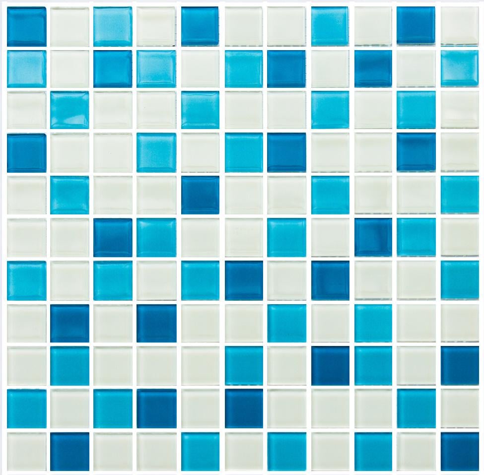 Мозаика керамическая Kotto Ceramica GM 4019 C3 300x300x4 мм 25x25 мм Blue/White (002993)