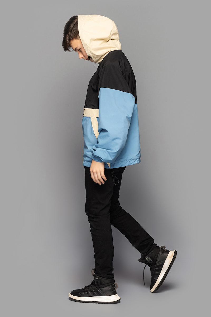 Ветровка для мальчиков Cvetkov Майкл 152 см Джинсовый (2000000130620)