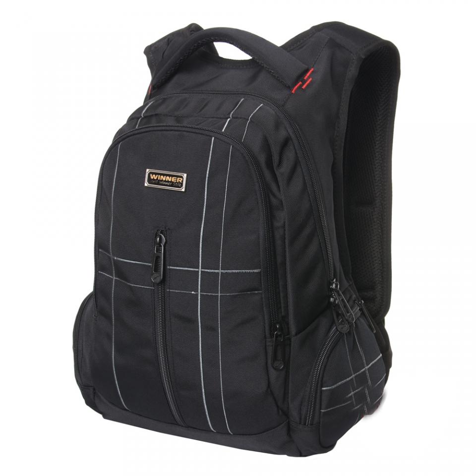 Рюкзак Winner Stile 29х18х45 см Черный (389)