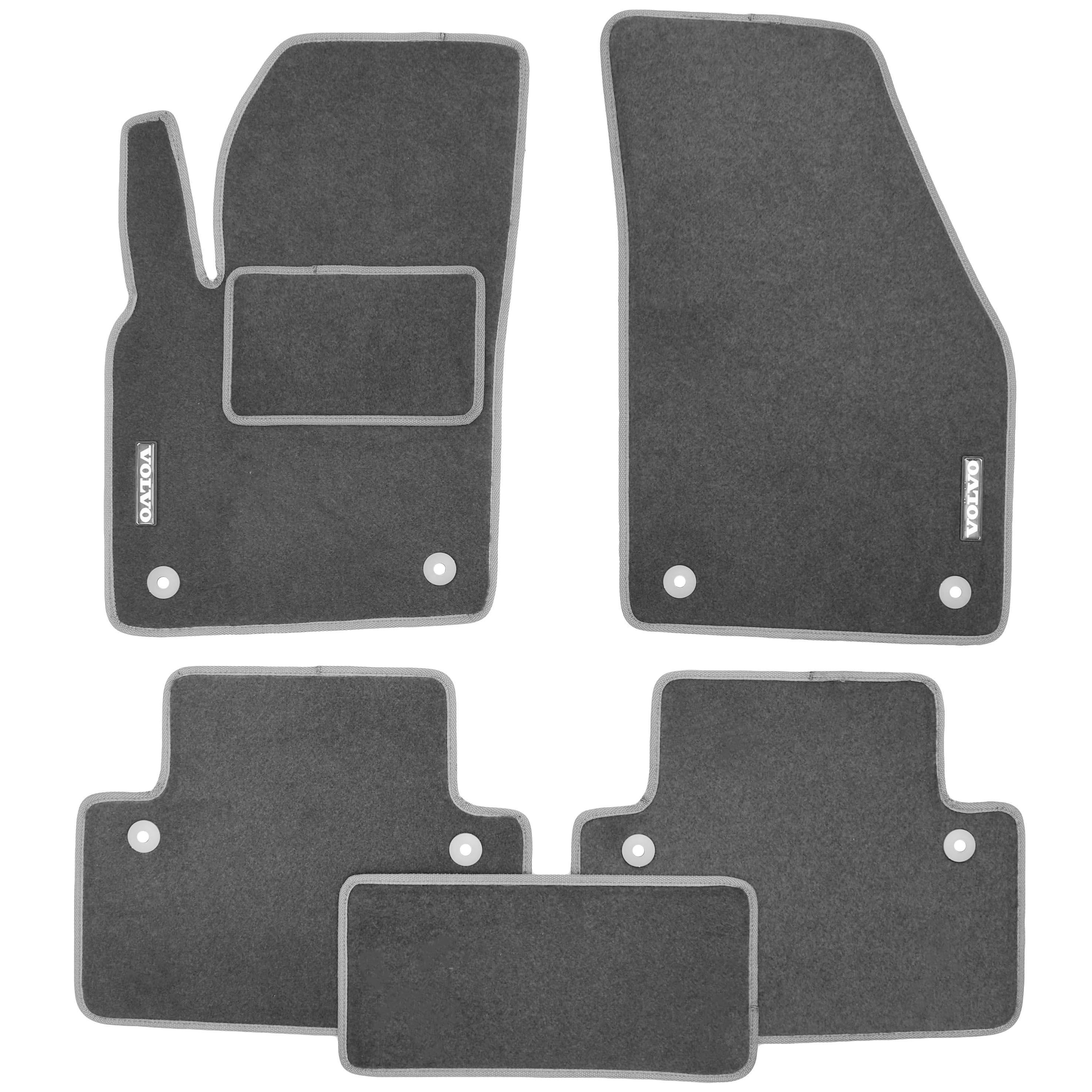 Коврики в салон для Volvo V50 '04-12 текстильные Серый (196674)