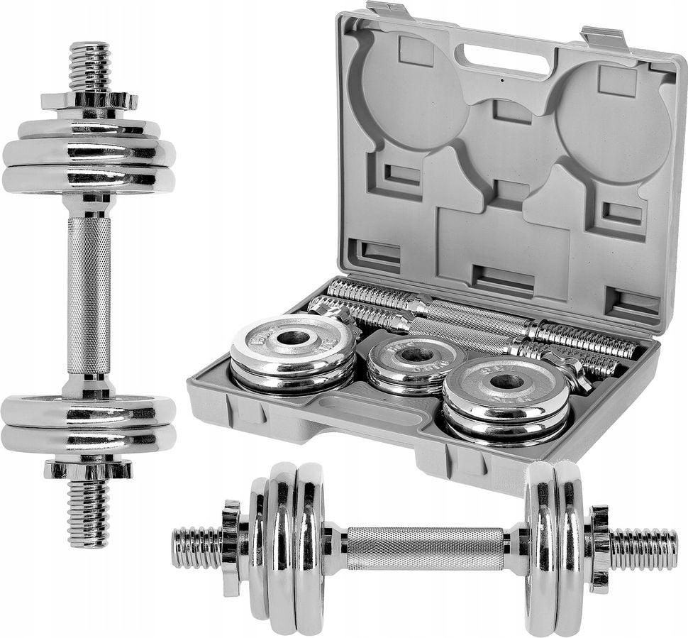 Гантелі HMS STC15 хром 2х7,5 кг (393097) - фото 3 Гантелі HMS STC15 хром 2х7,5 кг (393097) - фото 3