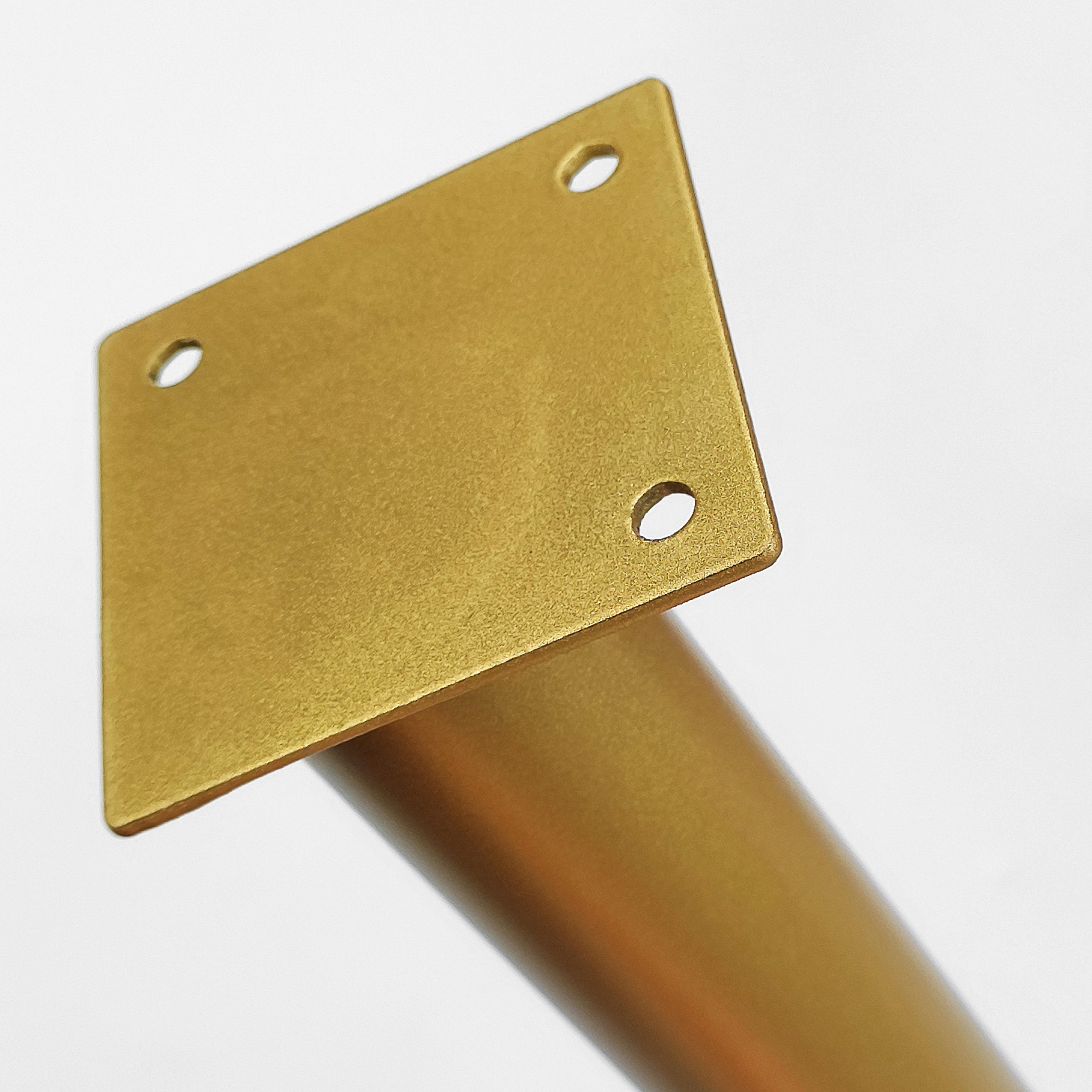 Мебельная ножка из металла 150 мм Золотой (1404) - фото 8 Мебельная ножка из металла 150 мм Золотой (1404) - фото 8
