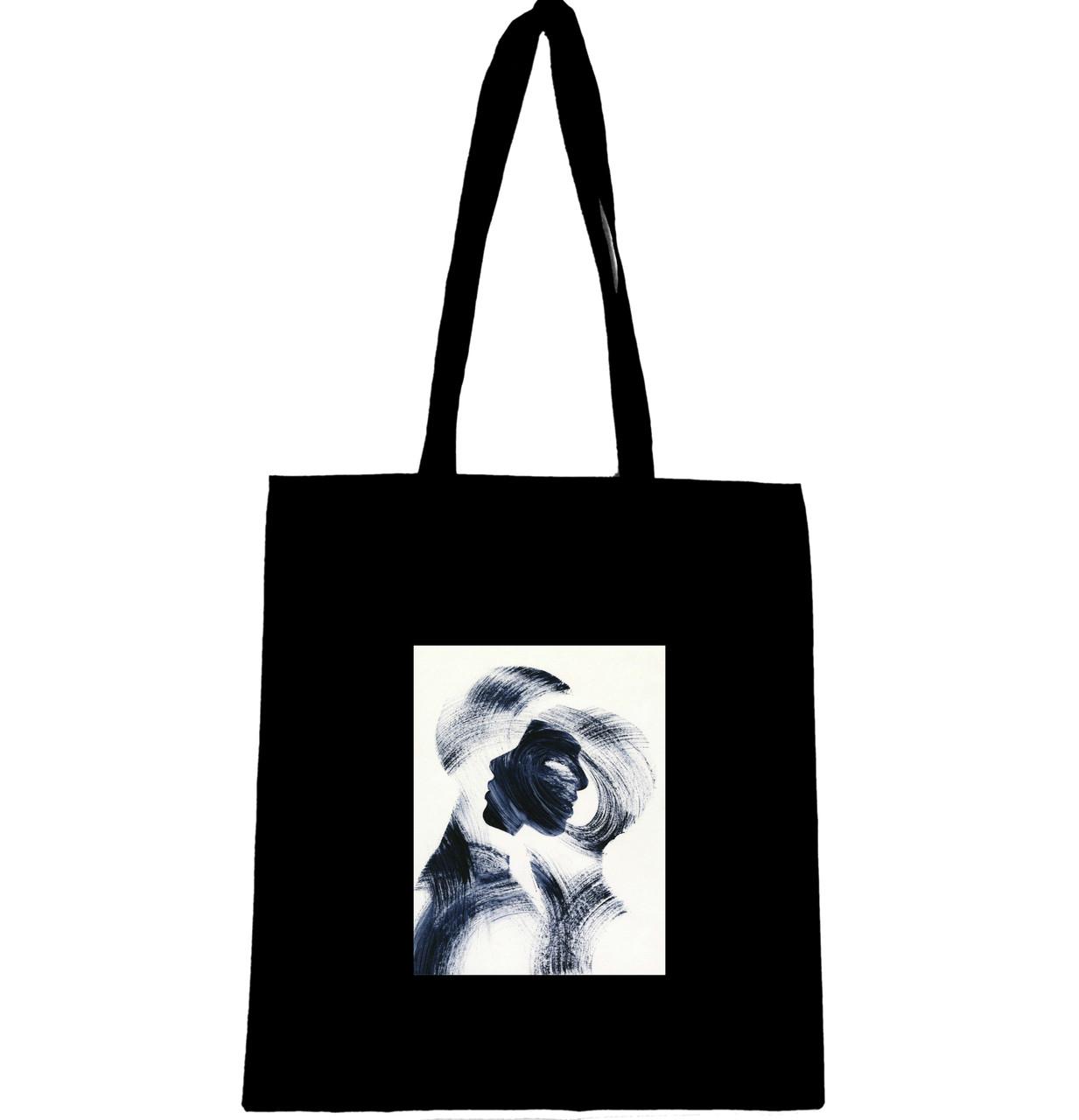 Эко-сумка с принтом Лицо (679)