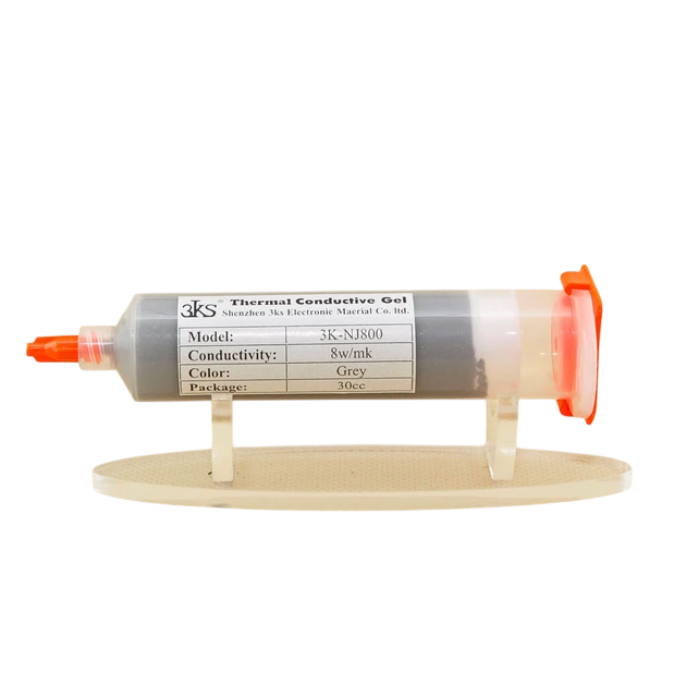 Термопрокладка жидкая 30cc Серый 8 Вт/мК термогель (3K-NJ800) Термопрокладка жидкая 30cc Серый 8 Вт/мК термогель (3K-NJ800)