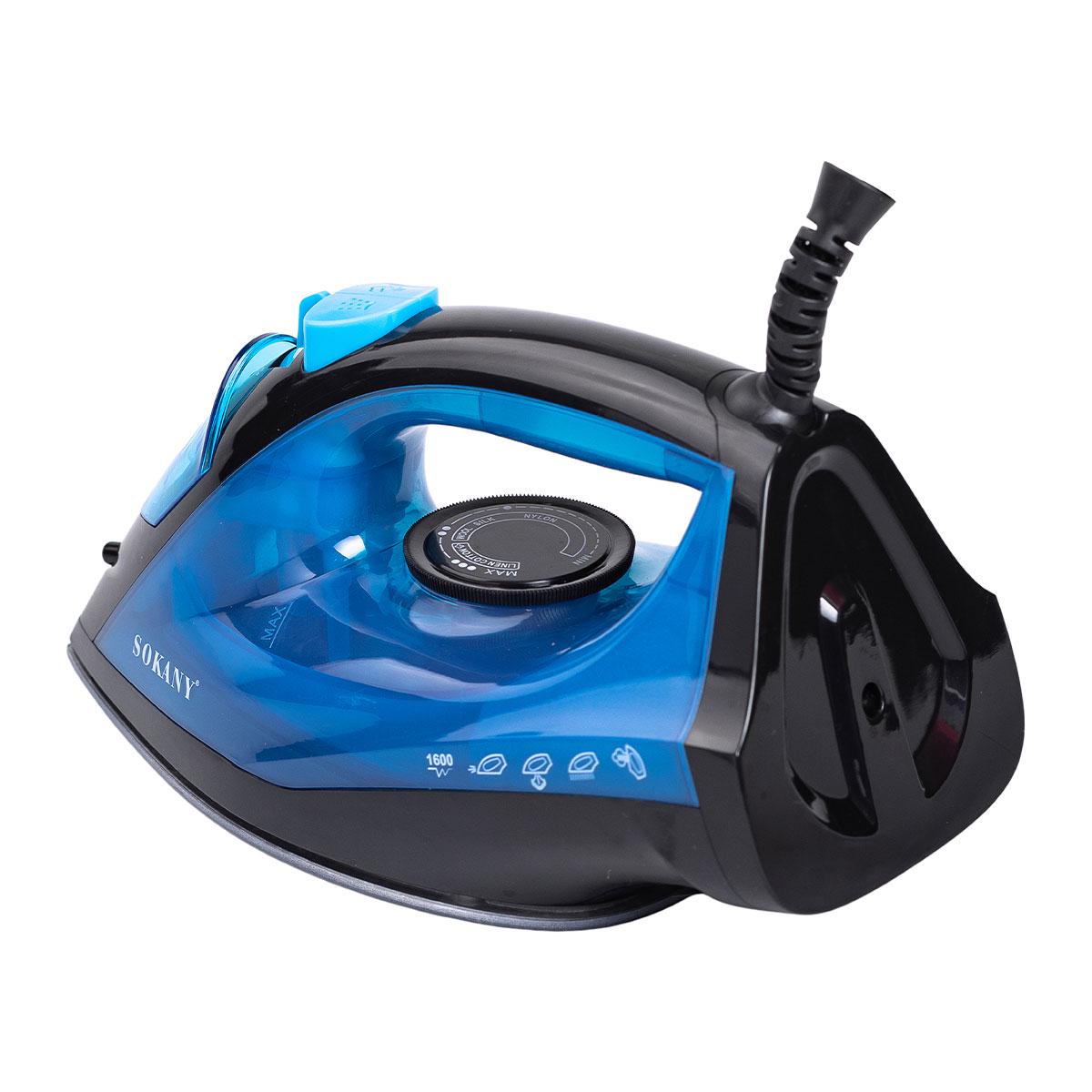 Праска ручна парова Sokany з керамічним покриттям для одягу 1600 Вт Синій (5922) - фото 7 Праска ручна парова Sokany з керамічним покриттям для одягу 1600 Вт Синій (5922) - фото 7