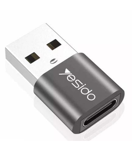 Перехідник Yesido GS09 OTG Type-C to USB 3.0 метал (GS09)