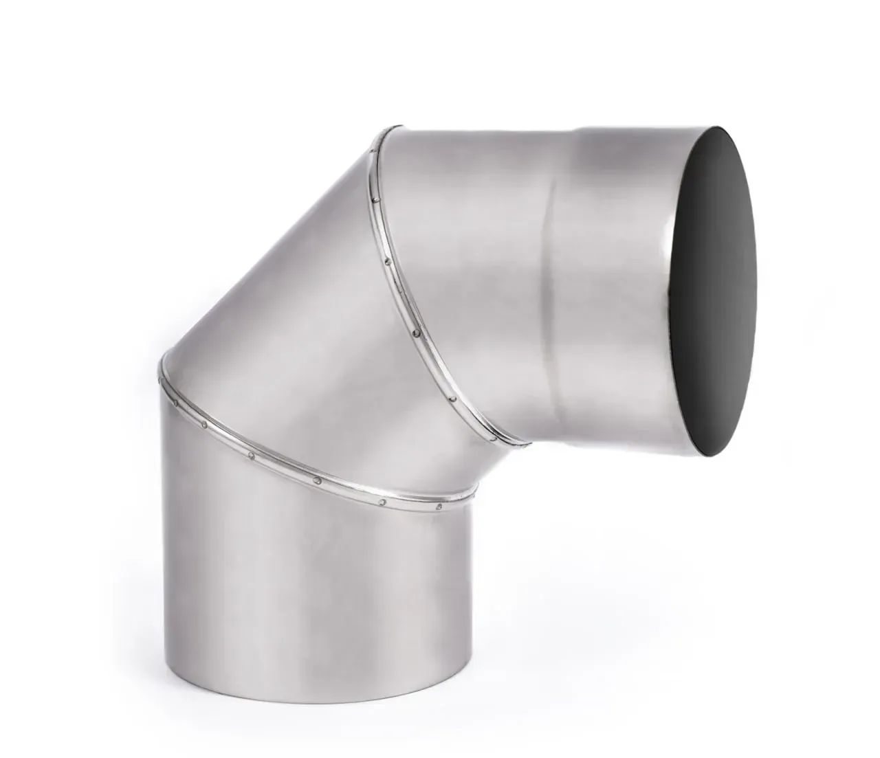 Коліно 90 1 мм ф130 Коліно 90 1 мм ф130