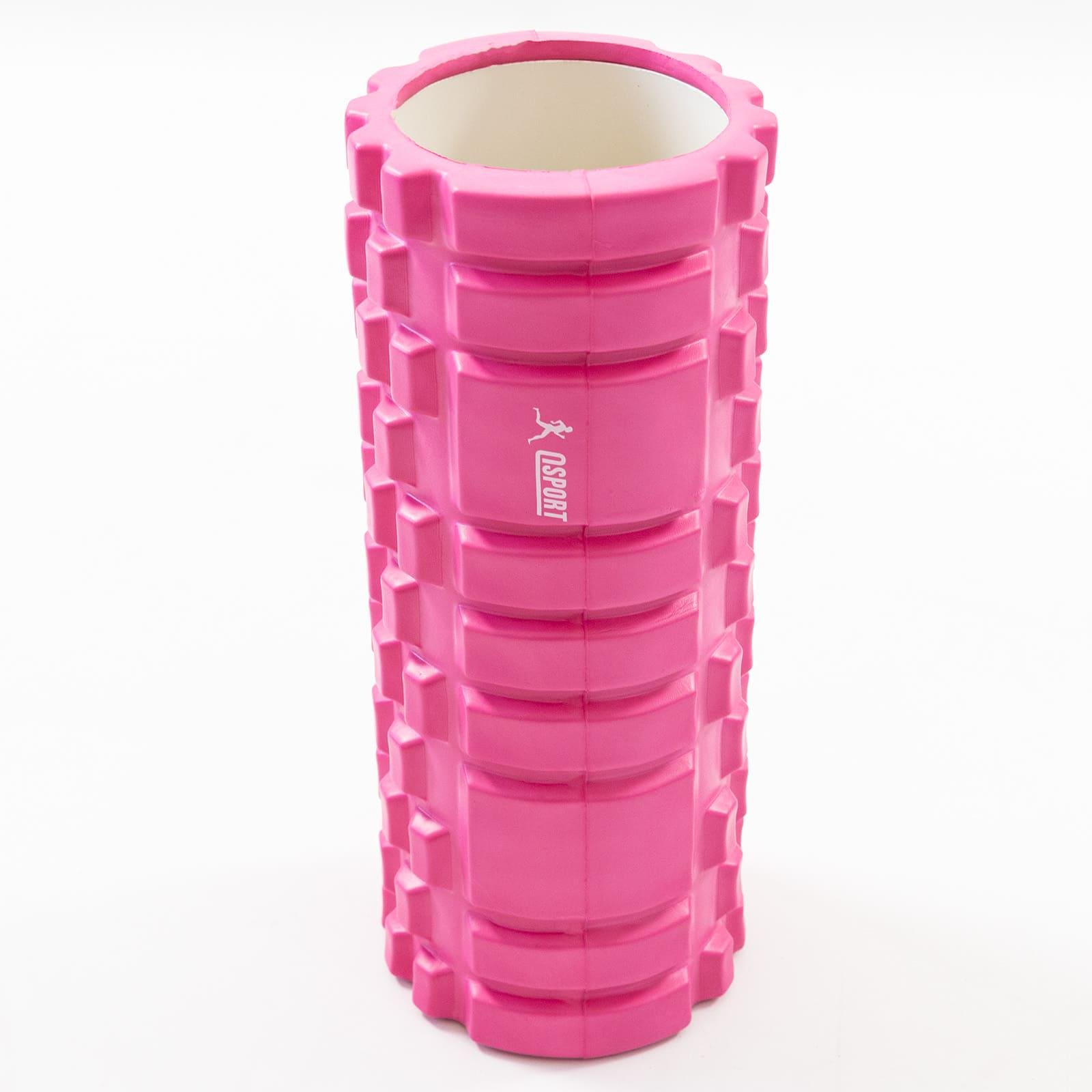Ролик массажный OSPORT 33х14 см Розовый (MS 0857) - фото 2