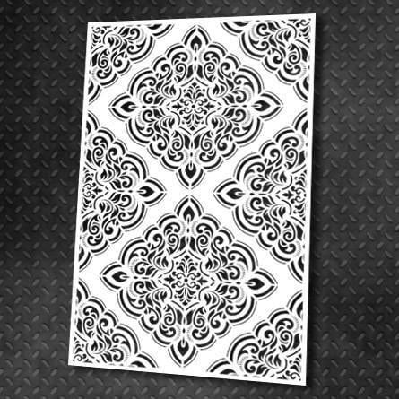 Трафарет многоразовый DFA Дамаск 35 для штукатурки и краски (D00035) Трафарет многоразовый DFA Дамаск 35 для штукатурки и краски (D00035)