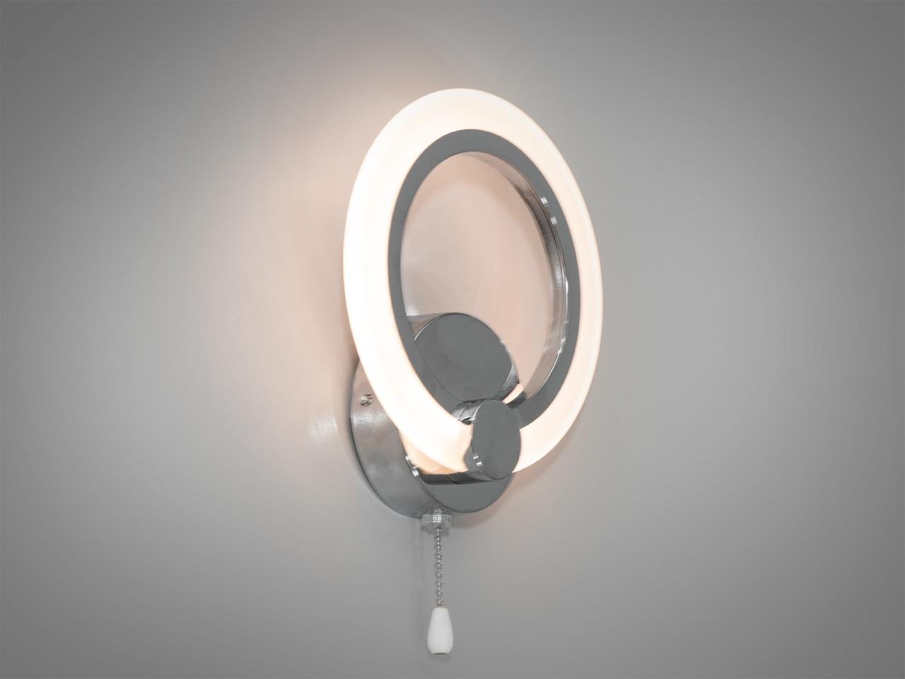 Настенный светильник A8022-1HR-LS 13W Хром (1684165927) - фото 3 Настенный светильник A8022-1HR-LS 13W Хром (1684165927) - фото 3