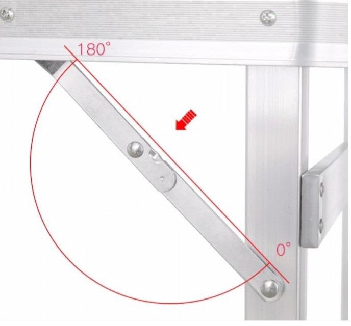 Стол для пикника Folding table со стульями Красный - фото 5