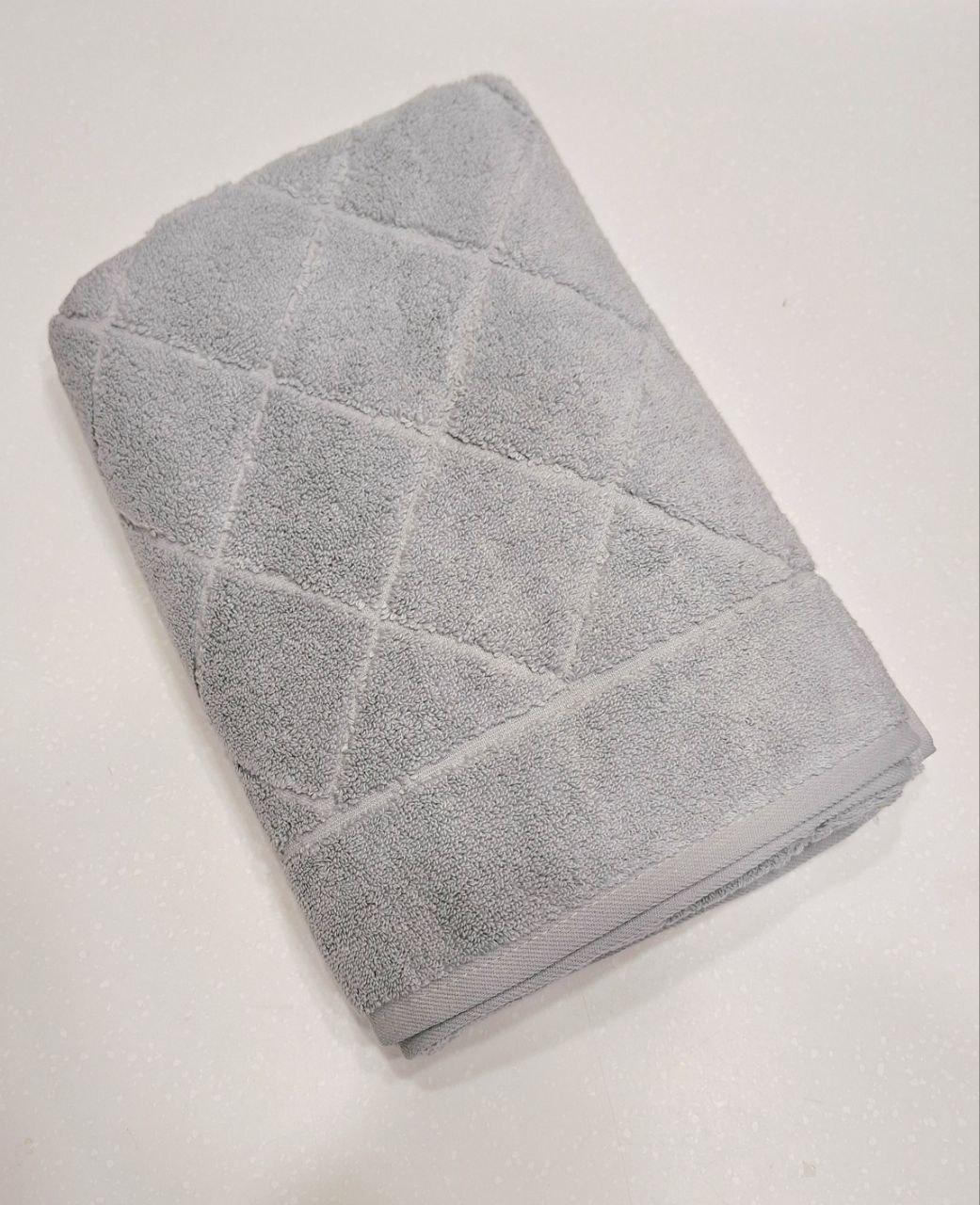 Полотенце банное махровое Cestepe Microcotton 70x140 см Серый (735)