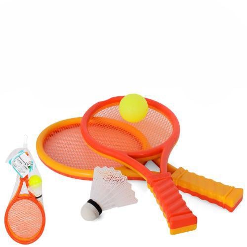 Ракетка MR 0662 дитяча з м’ячиком і воланчиком 2 шт. 37х16,5 см