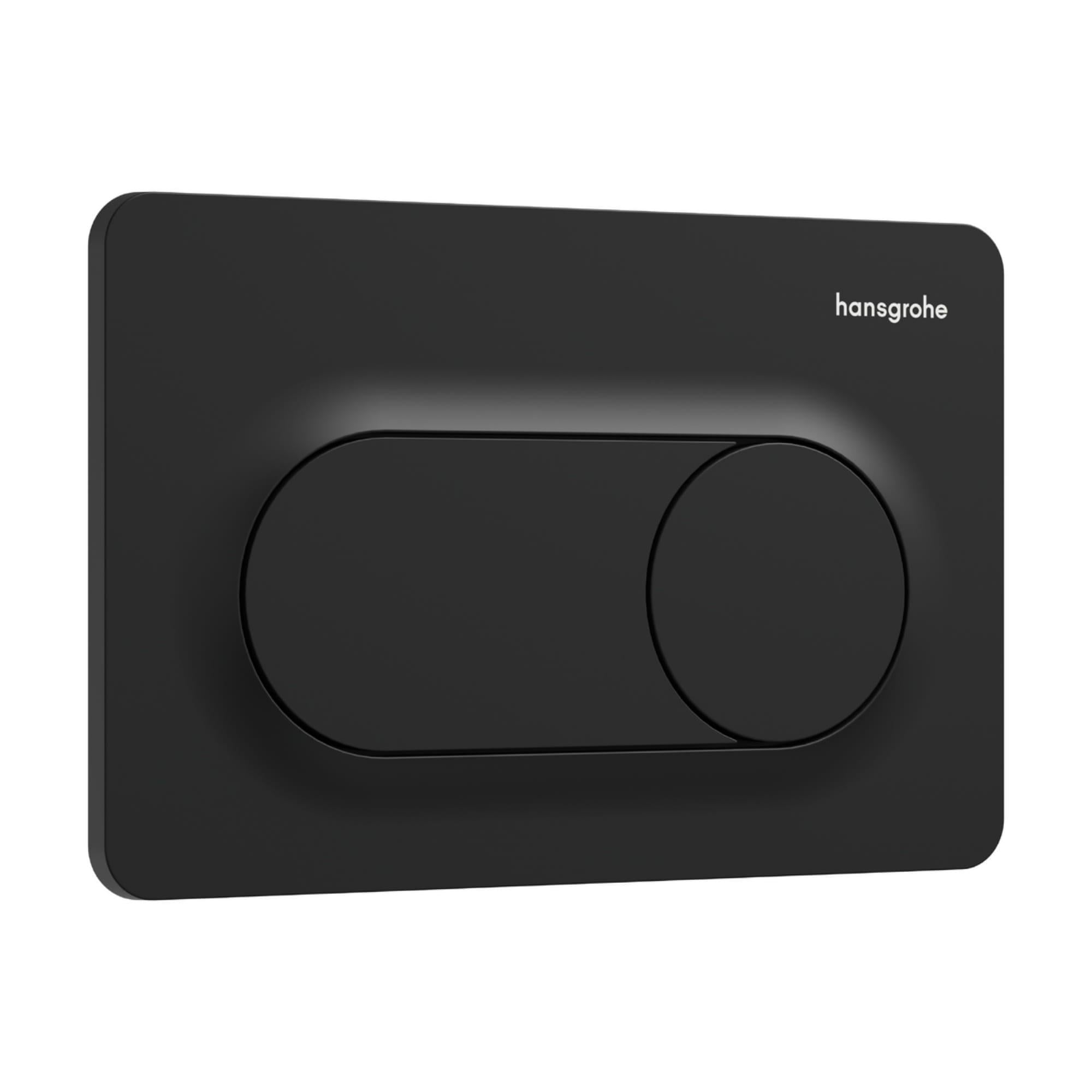 Кнопка для установки Hansgrohe iFrame Original S прямоугольная Черный матовый (66002670)