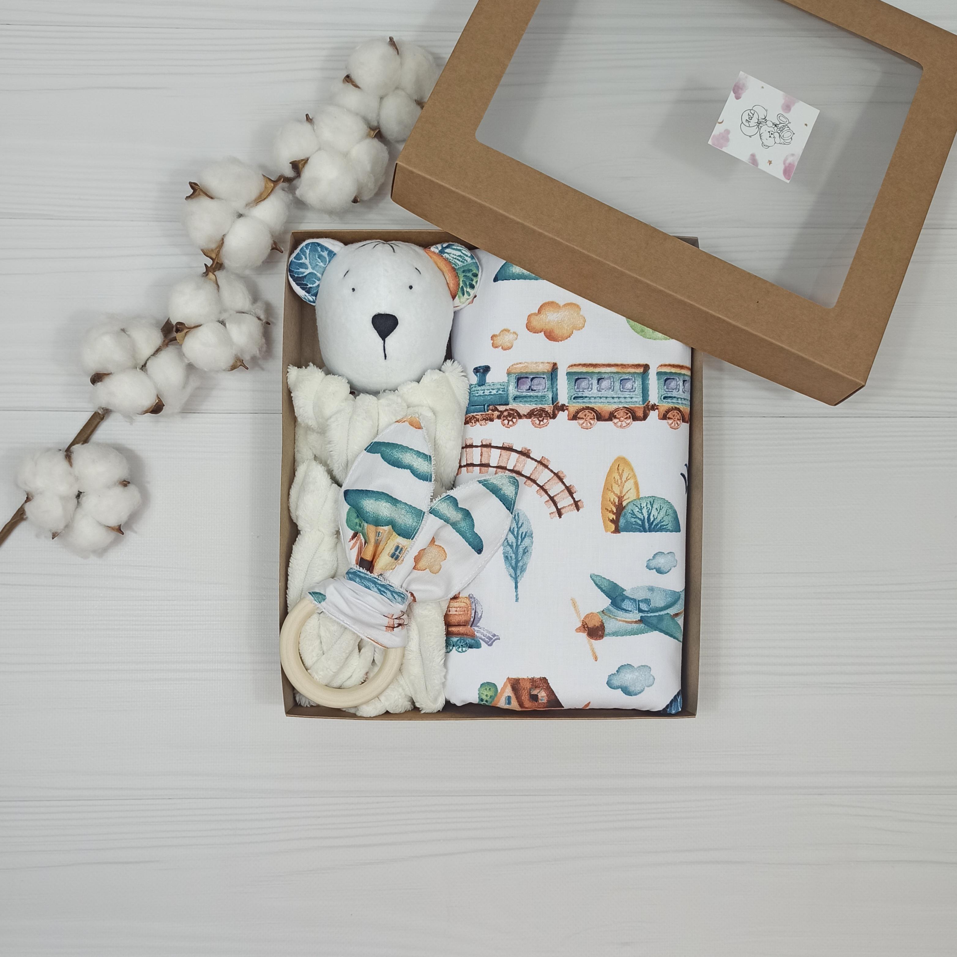 Подарочный набор a.l.babybox Поезд Молочный (NA 18243198)