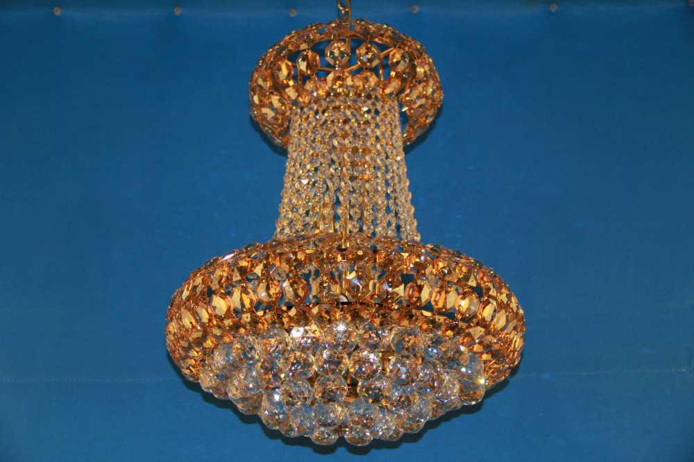 Хрустальная люстра 82430/450/9 FGD Золото/Белый/Бежевый (AN000683)