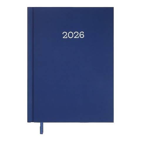 Щоденник датований Buromax Monochrome 2026 A5 Синій (BM.2160-02)