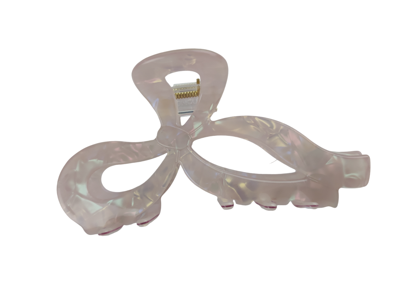 Крабик для волос Петля перламутр 11,5 см Розовый (000067)