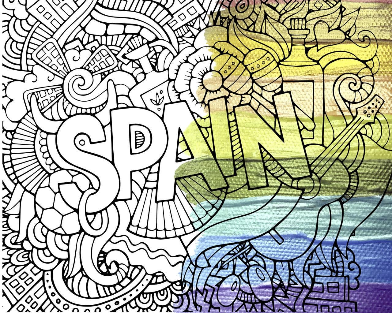 Картина антистресс Испания 40x50 см (1751610580)