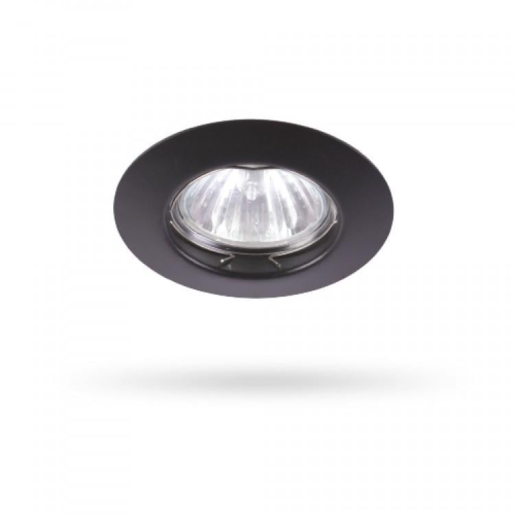 Точковий світильник вбудований Feron DL13 круглий Чорний