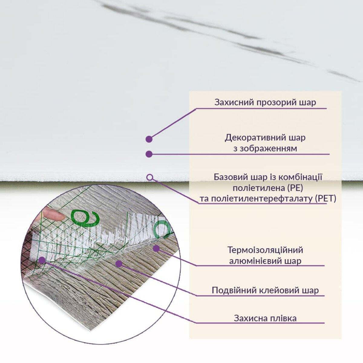 Плитка стінова самоклеюча у рулоні 600х3000х2 мм (SW-00001698) - фото 5 Плитка стінова самоклеюча у рулоні 600х3000х2 мм (SW-00001698) - фото 5